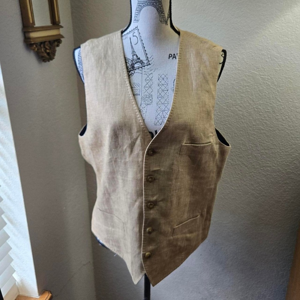 Baird McNutt Irish Linen Vest